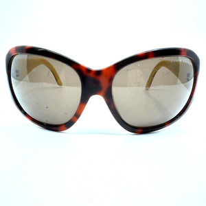 Ralph Lauren RL8025 5109/73 brown Tortoise Yellow lens scratch H9306